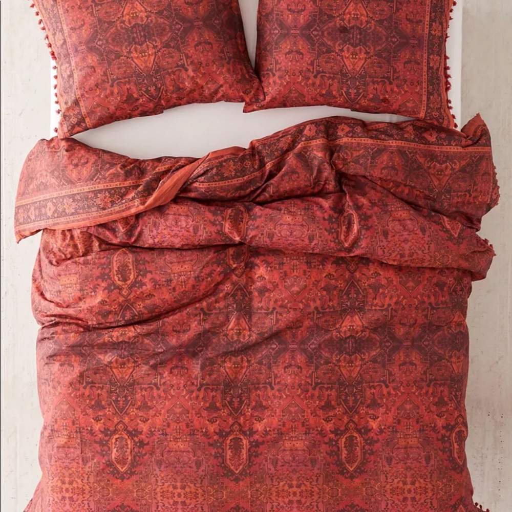 Urban Outfitters set 2 standard boho pillow shams
